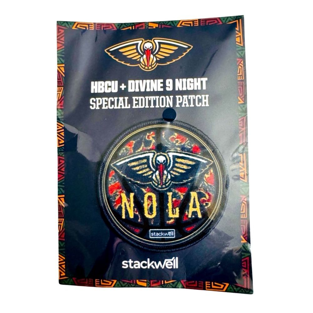 NBA New Orleans Pelicans HBCU Divine 9 Night Patch